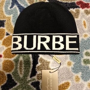 Burberry Black Wool Scarf